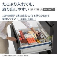 G:　941146　6ドア　603L　パナソニック　　2012年 パナソニック NR-F60WX2-H 601L 6ドア冷蔵庫 ミスティスチールグレー