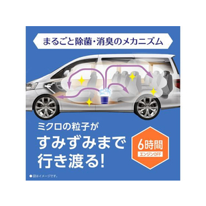 アース製薬 クルマのスッキーリ 車まるごと除菌消臭ミニバン大型車用 FCP4151-イメージ3