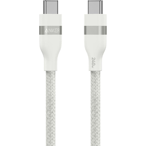 Anker Anker USB-C & USB-C ケーブル (240W, 高耐久ナイロン) ホワイト A82E2N21-イメージ1