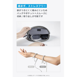 Anker Anker USB-C & USB-C ケーブル (240W, 高耐久ナイロン) ホワイト A82E2N21-イメージ5