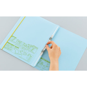 コクヨ 学校プリント用ガバットファイル A4 縦 青 10冊 FC03103-ﾌ-SC190NB-イメージ2