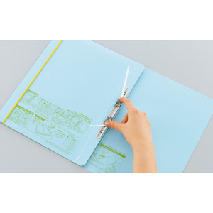 コクヨ 学校プリント用ガバットファイル A4 縦 青 10冊 FC03103-ﾌ-SC190NB-イメージ3