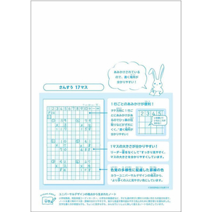 キョクトウ カレッジみんなの学習 さんすう 17マスH =付 30枚 FC666TG-LPU22-イメージ2