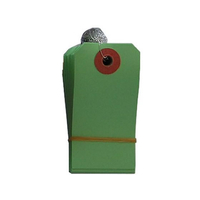 ユタカメイク グリーン 針金付き豆荷札 2000枚 FCF185A-#99166