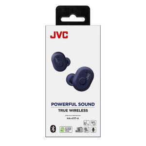 JVCケンウッド 完全ワイヤレスイヤフォン インディゴブルー HAA11TA-イメージ3