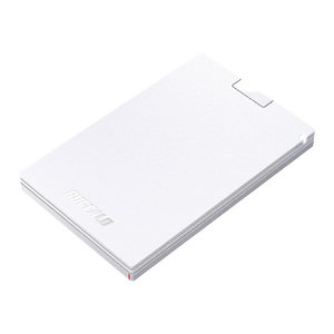 バッファロー USB3．2(Gen1) ポータブルSSD TypeA(1TB) ホワイト SSD-PG1.0U3-WC-イメージ2