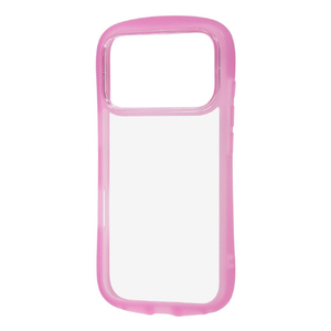 レイ・アウト iPhone 18 Pro用 / 17 Pro用 / ハイブリッド タフケース Puffull / クリアピンク RT-P58CMD1/CP-イメージ1