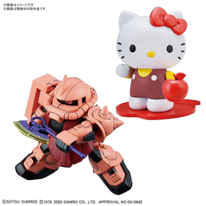 バンダイスピリッツ ハローキティ/シャア専用ザクII[SDガンダムクロスシルエット] SDCSﾊﾛ-ｷﾃｲ/ｼﾔｱｾﾝﾖｳｻﾞｸ2-イメージ1