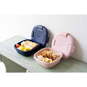 stojo 弁当箱 stojo BOX 700ml 1段 大人 食洗機 電子レンジ 折りたためる CARNATION BX24-CRN-イメージ9