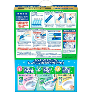 ジョンソン スラビングバブル トイレスタンプ最強抗菌 エレガンスフラワー 替4P FCG227Z-イメージ2