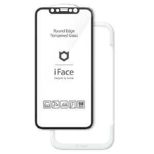 HAMEE iPhone 12/12 Pro用ラウンドエッジ 強化ガラスフィルム iFace ブラック 41-890295-イメージ1