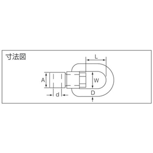 水本機械製作所 ステンレス ジョイントスイベル 穴径13.5mm FC972FE-8490795-イメージ2