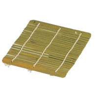 萬洋 ざるそば用スダレ 角 19-424 118×118 FC126LE-1702200