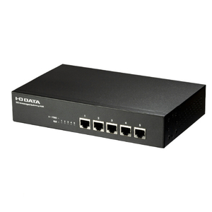 I・Oデータ 内蔵電源&ファンレス設計 10Gスイッチングハブ 5ポート BSH-XG05-イメージ1