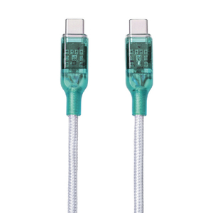 re:colors PD100W対応USB Type-C to C ケーブル(1m) ブルーベリー CPRC2U2CTC100WA-イメージ1