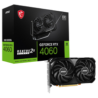 MSI GeForce RTX 4060 VENTUS 2X BLACK 8G OC RTX4060VENTUS2XBLACK8GOC