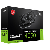 MSI RTX4060VENTUS2XBLACK8GOC GeForce RTX 4060 VENTUS 2X BLACK 8G 