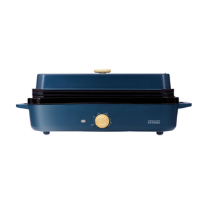 PRISMATE スリムホットプレート 3つのプレートと楽しく使えるレシピブック付 ネイビー PR-SK035-NV PRISMATE スリムホットプレート 3つのプレートと楽しく使えるレシピブック付 ネイビー PR-SK035-NV