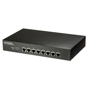 I・Oデータ 内蔵電源&ファンレス設計 10Gスイッチングハブ 8ポート BSH-XG08-イメージ1