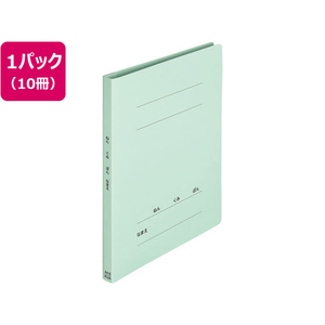 プラス ねんくみなまえフラットファイル A4タテ ブルー 10冊 FCA6388-79-585 NO021GAH-イメージ1