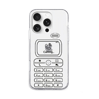 AKAN iPhone 16 Pro用ソフトクリアケース レトロコール AK27030I16PR