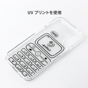 AKAN iPhone 16 Pro用ソフトクリアケース レトロコール AK27030I16PR-イメージ9