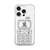 AKAN iPhone 16 Pro用ソフトクリアケース レトロコール AK27030I16PR-イメージ1