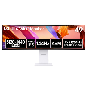 LGエレクトロニクス 49型 LG UltraWide Monitor 49U950A-W LGエレクトロニクス 49型 LG UltraWide Monitor 49U950A-W