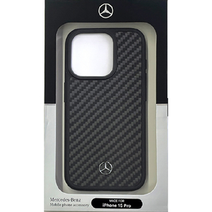 MERCEDES-BENZ MEHCP15LRCABK iPhone 15 Pro用リアルカーボン 背面
