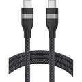 Anker USB-C & USB-C ケーブル (240W, 高耐久ナイロン) 1．8m ブラック A82E2N12