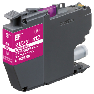エコリカ リサイクルインク マゼンタ ECI-BR412M-イメージ3
