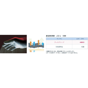 ＳＨＯＷＡ ニトリルゴム背抜き手袋　ＮＯ３８０　ブレスグリップ　ネイビー　Ｍサイズ NO380-M-イメージ3