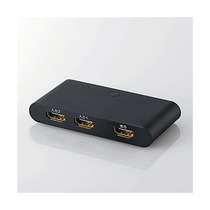 エレコム HDMI切替器 2ポート(入力/2・出力/1) ブラック DH-SW21BK エレコム HDMI切替器 2ポート(入力/2・出力/1) ブラック DH-SW21BK