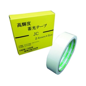 日東エルマテリアル 高輝度蓄光テープ JIS-JC級 0.3mm×24mm×5m 緑 グリーン2450.3 FC081HS-1145980-イメージ1