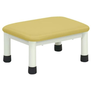 高田ベッド 足踏み台(ミニステップ)ビニルレザーアイボリー 20cm FCG324P-23-2769-0002-イメージ1