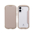 Ｈａｍｅｅ iPhone 16用ダイアリークリアケース I FACE REFLECTION ベージュ 41-980309-イメージ1