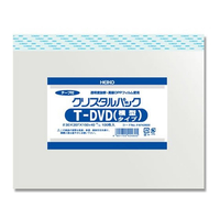 シモジマ クリスタルパック 207×150(+40)mm 100枚 T-DVD横型タイプ F896907-#6742600