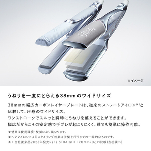 MTG ReFa POWER STRAIGHT IRON アイボリー RE-CA-20A-イメージ5