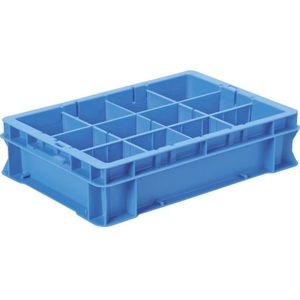 ＤＩＣプラスチック F型コンテナF-8用短手仕切板:243×88 青 ブルー88F-82434 FC832FY-5011485-イメージ3