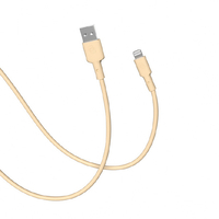 CellCube USB-A to Lightningケーブル(1．0m) TSUNAGU mayu ライトオレンジ CC-CB05-LO