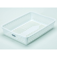 サンコープラスチック フランクバスケット No.3 ホワイト FCE394A-43096