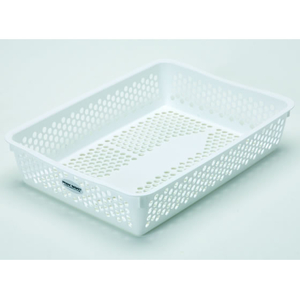 サンコープラスチック フランクバスケット No.3 ホワイト FCE394A-43096-イメージ1