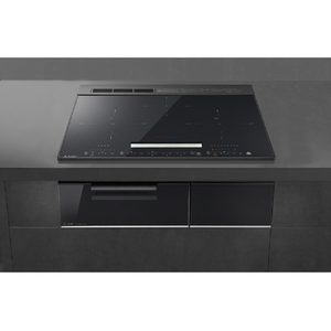 三菱 「標準工事＋引取料金込み」 ビルトイン(3口IH対応) e angle select CROSS+TOP ブラック CS-K86E5B-イメージ1