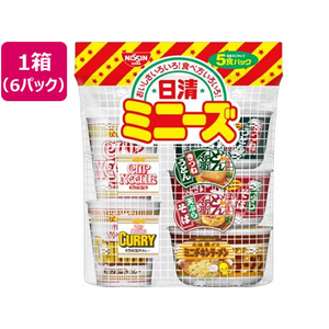 日清食品 ミニーズ〔東〕5食×6パック FCC6617-イメージ1