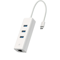 ティーピーリンク USB Type-C 3ポートハブ&ギガビット 有線LANアダプター プラグ&プレイ 1年保証 UE330C JP