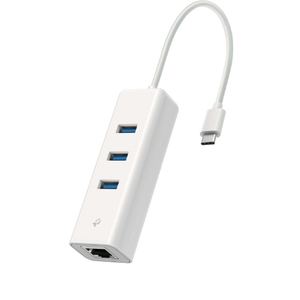 ティーピーリンク USB Type-C 3ポートハブ&ギガビット 有線LANアダプター プラグ&プレイ 1年保証 UE330C JP-イメージ1