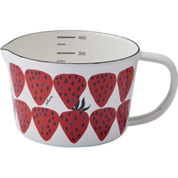 豊琺瑯 Plune. ホーロー メジャーカップ S 「あかいちご」 FC220PD-MC-603