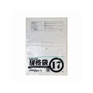 紺屋商事 LD03 規格袋 17号 100枚 FCE149U-00722017-イメージ1