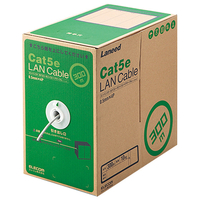 エレコム EU RoHS指令準拠 LANケーブル(Cat5e 単線) ライトグレー LD-CT2/LG300/RS