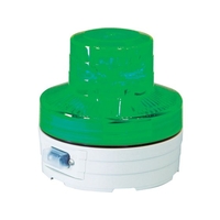 日動工業 日動/電池式LED回転灯ニコUFO 夜間自動点灯タイプ 緑 緑7675アルカリ単3乾電池×2本(付属) FC971HS-3686515